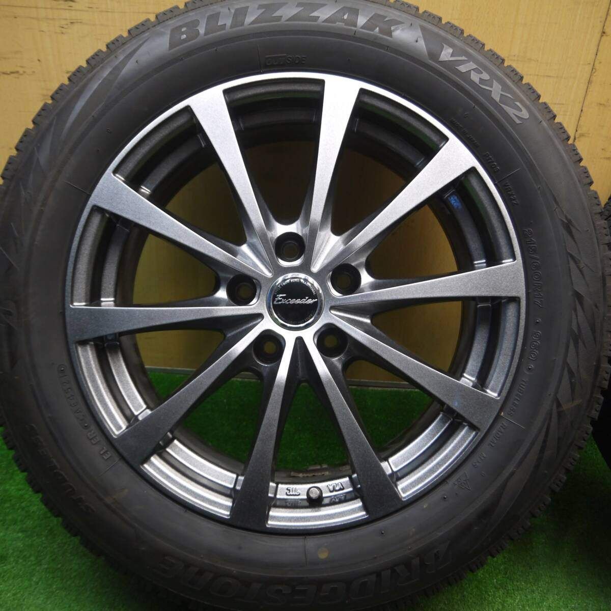 バリ溝！21年！キレイ！9分☆スタッドレス 215/60R17