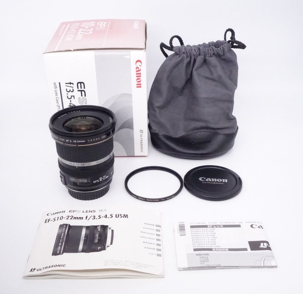 美品 超広角ズームレンズCANON eos m10 11-22mm EF-M 極上品】キヤノン Canon 超広角ズームレンズ EF-S 10-22mm F3.5