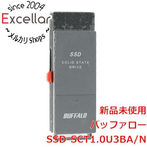メモリーカード 1TB外付けSSD×2本セット BUFFALO SSD-SCT1.0U3-BA