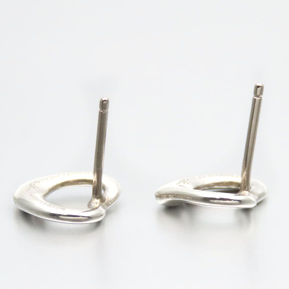 中古】 ティファニー ピアス オープンハート シルバー925 約1.87g  