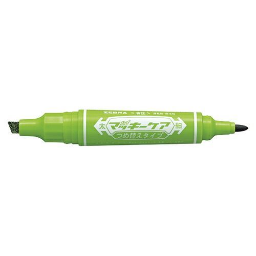 まとめ 油性マーカーペン ゼブラ ハイマッキーケア つめ替えタイプ ライトグリーン YYT5-LG 4901681517923 1本 ×100セット