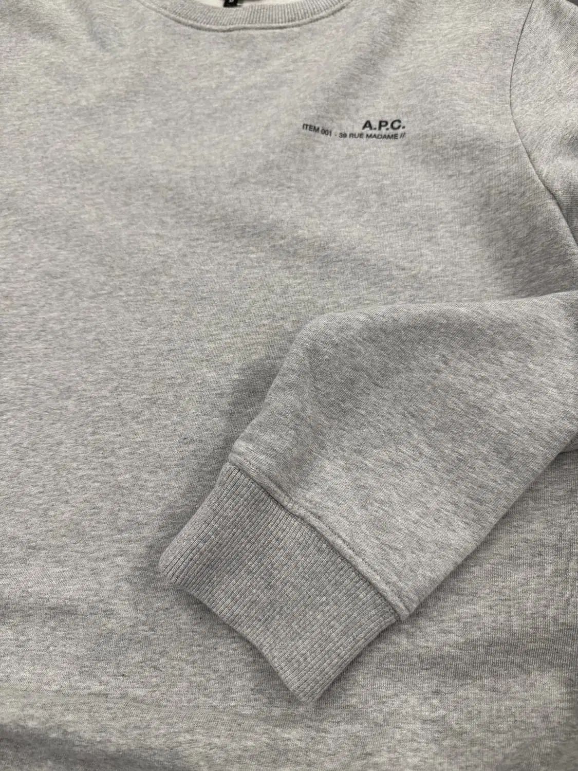 APC A.P.C. アーペーセー アイテム ロゴ スウェット トレーナー