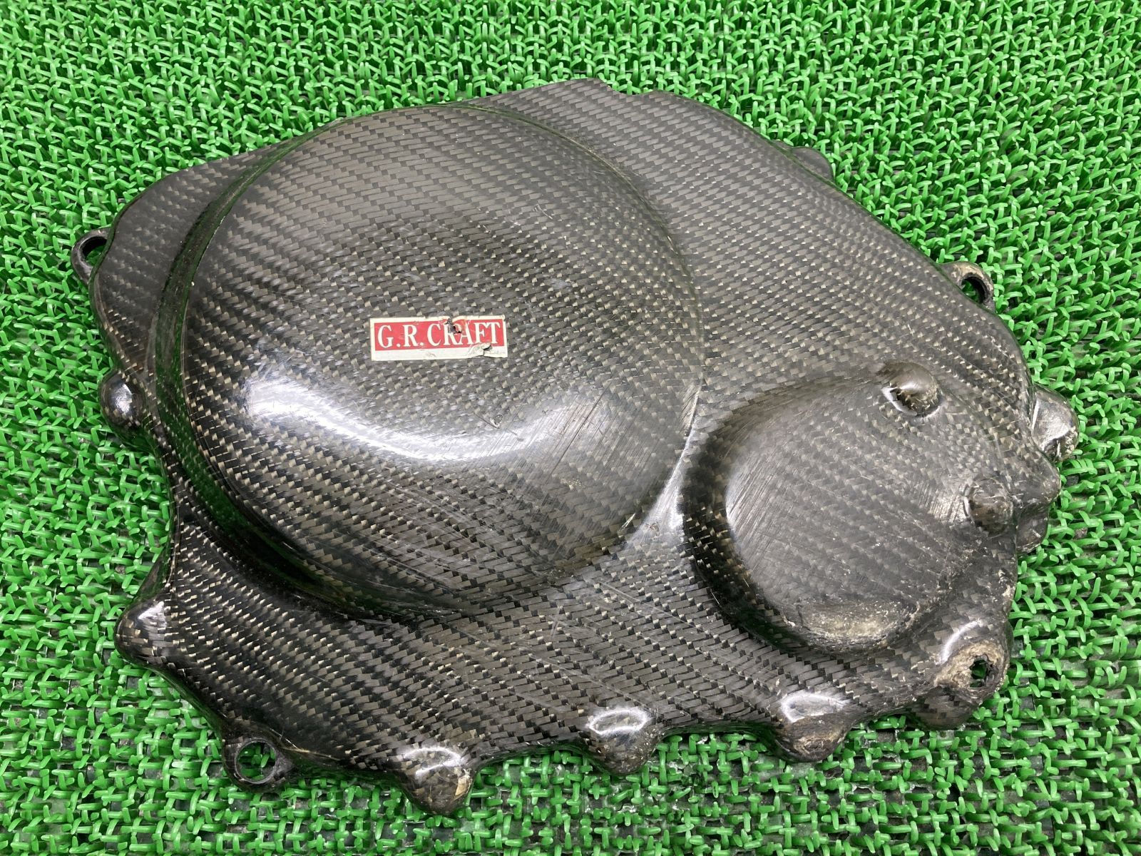 G.R.CRAFT製CBR1000RR エンジンカバー 社外 バイク 部品 SC57 前期 クラッチカバー 二次カバー カーボン カスタム素材に