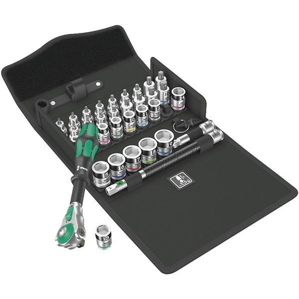 WERA ヴェラ 35点組 ZYKLOP ソケットレンチ セット 003536 工具 ツール DIY 作業工具 道具 レンチ