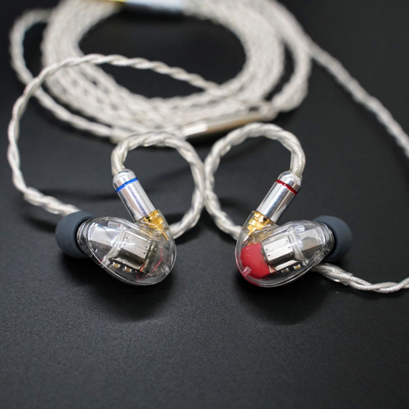 青 DIY SE846 純正希少ユニット使用 (超高評価アップグレード12BA)SHURE