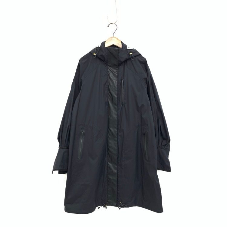 Mame Kurogouchi マメクロゴウチ Water Repellent Nylon Hooded Coat 撥水ナイロンフーディコート  ブラック 1 MM21PF-CO701 - メルカリ