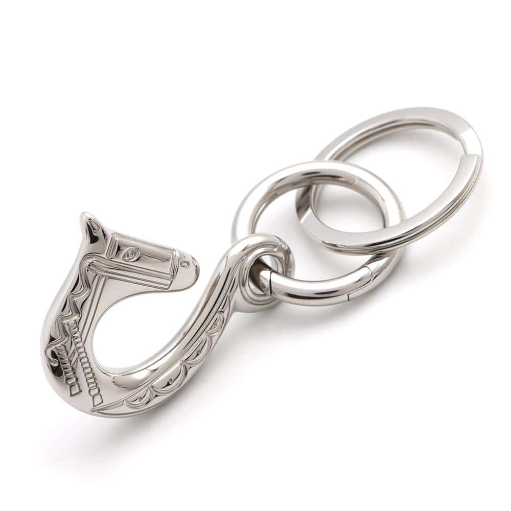 エルメス キーホルダー シュヴァル 花火師 ステンレススティール