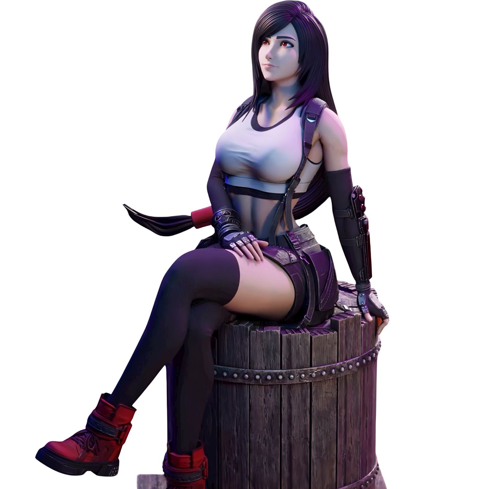 1/6 ガレージキット 工場 フィギュア 未塗装 FF ティファ シット