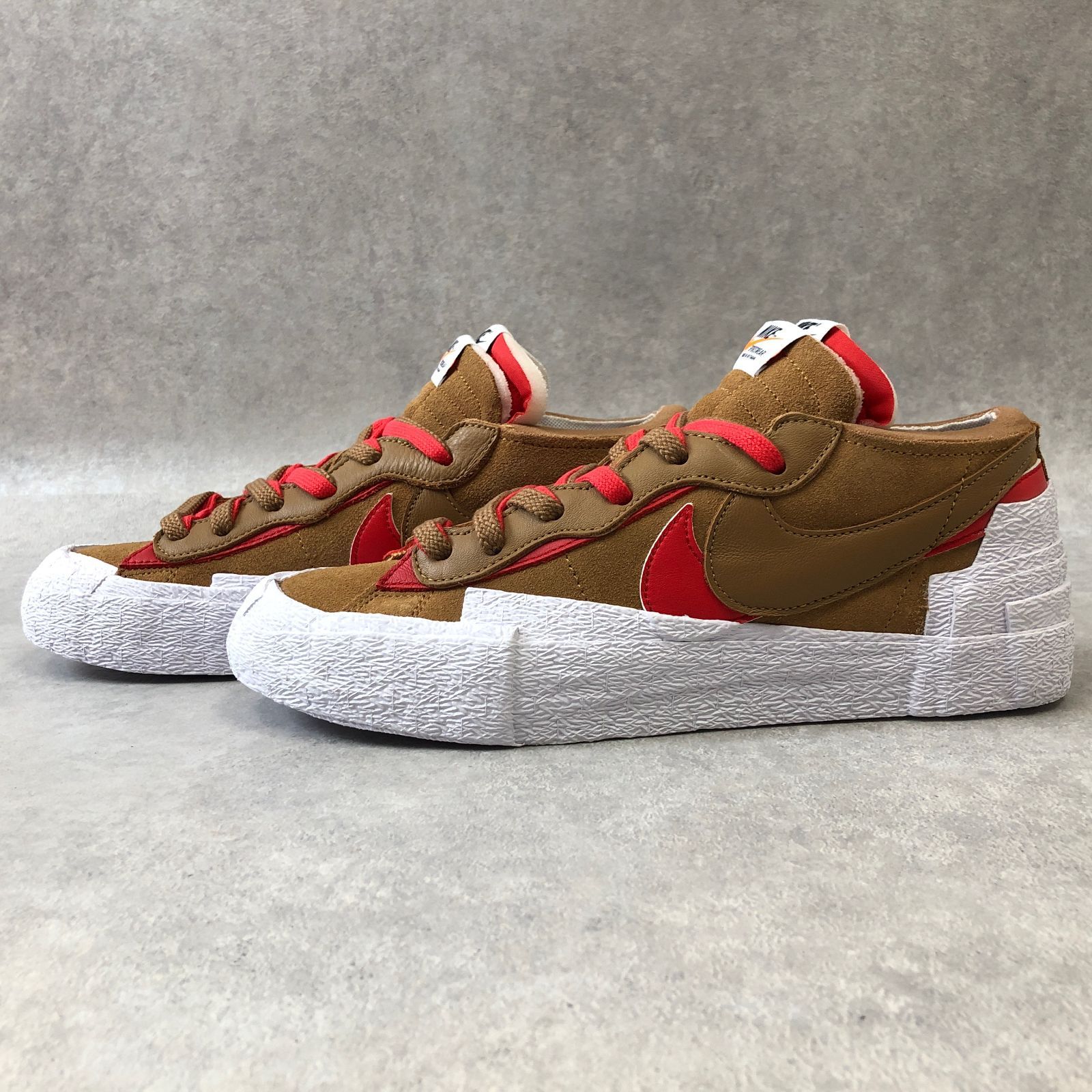 新品】 sacai NIKE BLAZER LOW BRITISH TAN ナイキ サカイ ブレーザー ロー ブリティッシュ タン  DD1877-200 US9.5 27.5cm - メルカリ