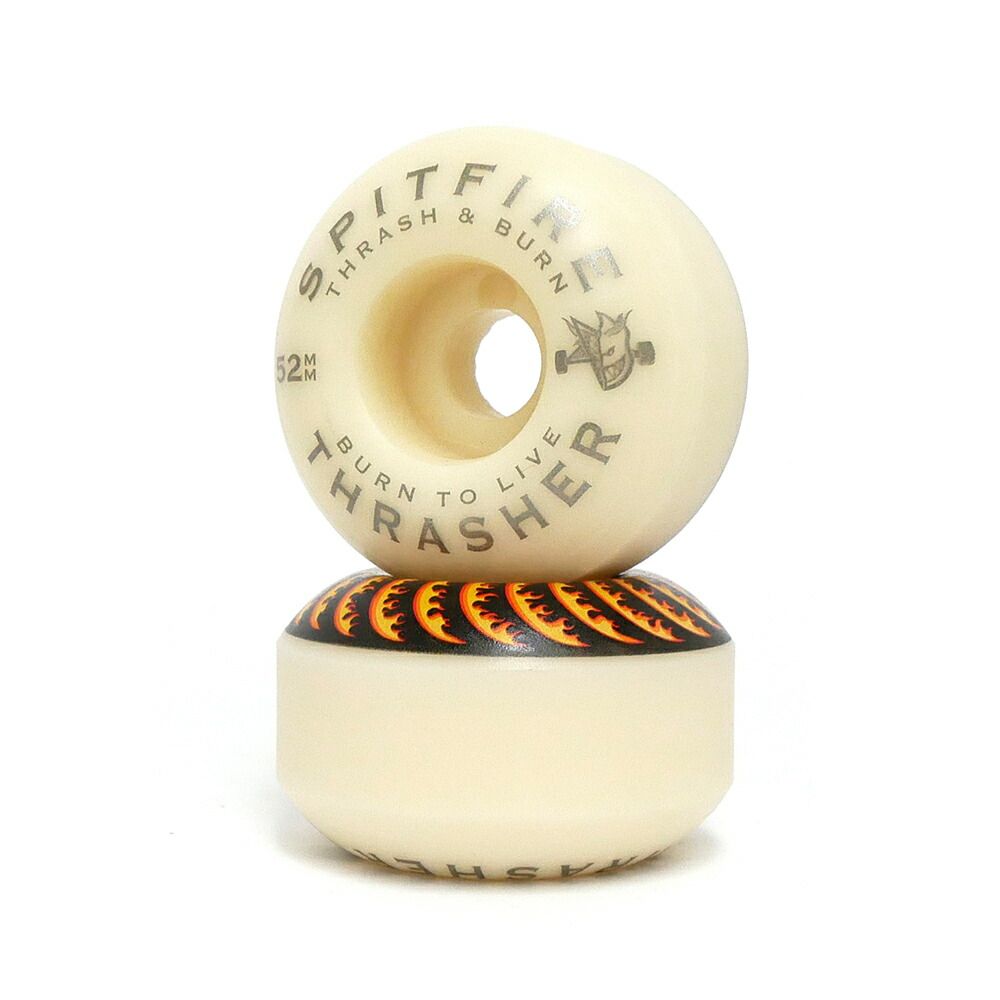SPITFIRE WHEEL スピットファイヤー ウィール FORMULA FOUR F4 CLASSIC 99D THRASHER X SPITFIRE FLAME CLASSIC 52mm スケートボード スケボー