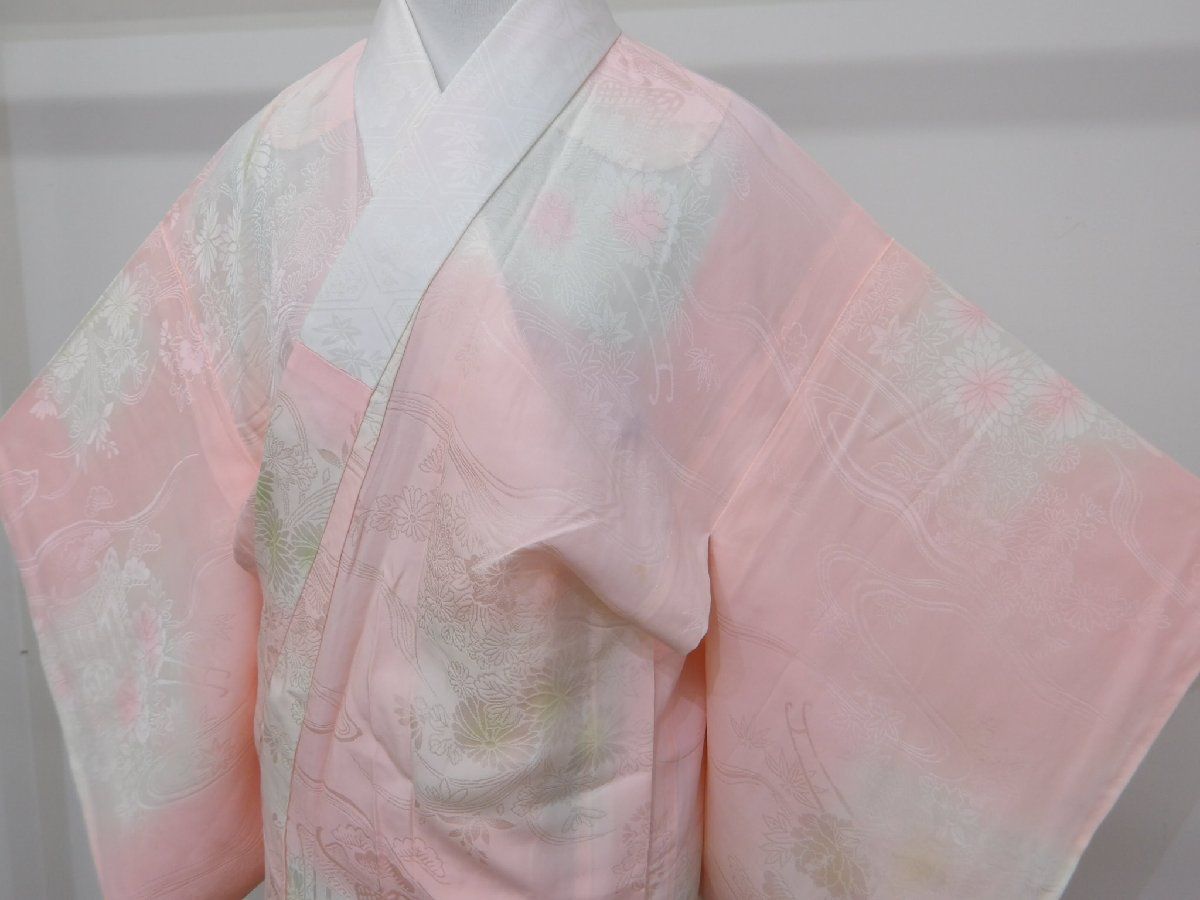 【hirotan 57】◇正絹長襦袢美品14点まとめ売り◇ 刺繍半衿付き正絹長襦袢-Lサイズ No.ZA-5707-03のレンタル