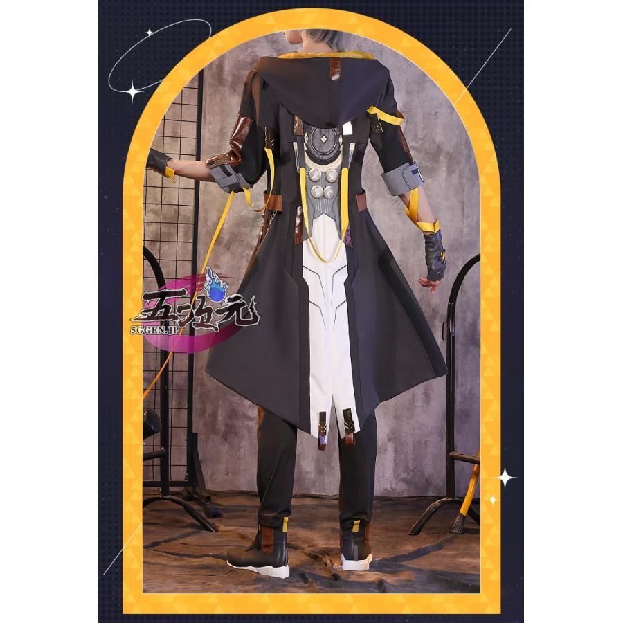 ハロウィン 三分妄想 崩壊スターレイル コスプレ 崩スタ 開拓者 男性主人公 衣装 ウィッグ 靴 武器 帽子 追加 BJ0923ML03 ハロウィン