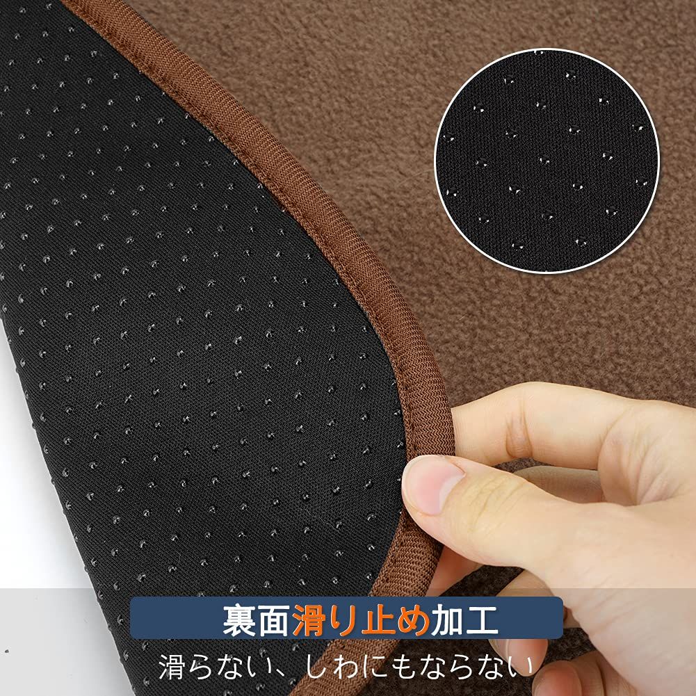 犬 猫用洗えるペットシーツ おしっこパッド ペット用 下敷き マット 速乾 滑り止め加工 介護シーツ 洗濯機で丸洗い 繰り返し利用 ブラウン182x182cm 2枚セット STEELWINDOWSANDDOORS_COM
