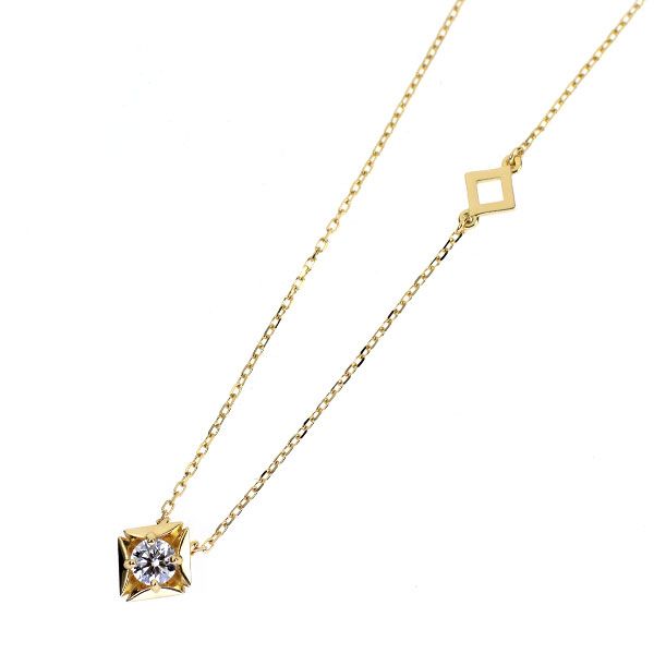 FOREVER MARC K18YG ダイヤモンドネックレス フォーエバーマーク K18YG ダイヤモンド ペンダントネックレス 0.18ct
