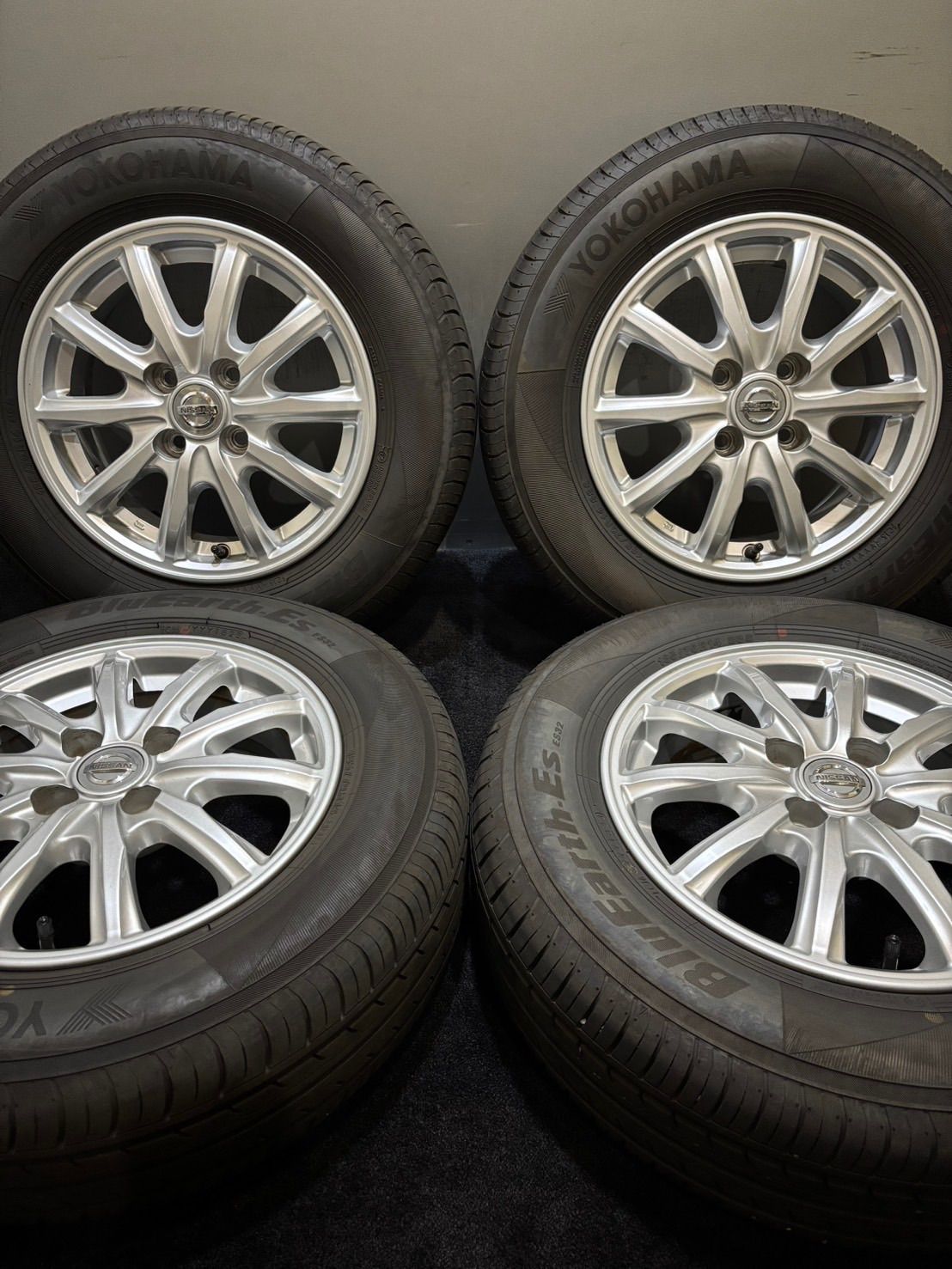 ☆185/70R14 YOKOHAMA/BluEarth-Es ES32 23年製 日産 純正 14