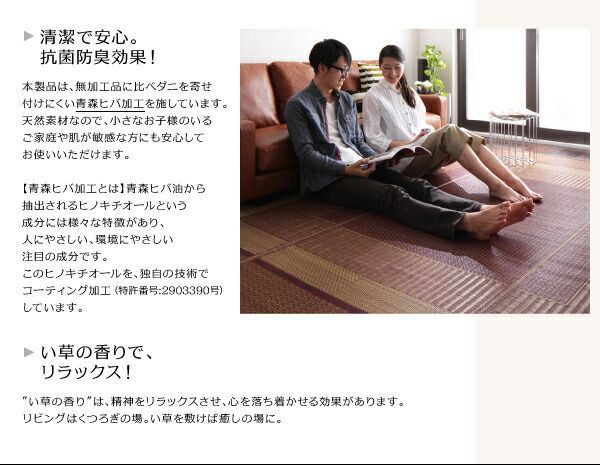 ラグマット Lyma 不織布あり ブラウン 純国産モダンデザイン涼感い草ラグ Lyma ライマ 140x200cm 代引不可 MARWIL-DEMENAGEMENTS_CH