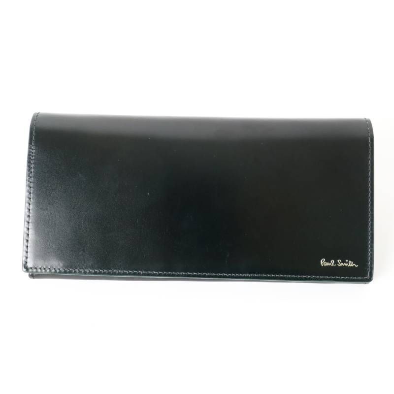 新品 Paul Smith ポールスミスかぶせ長財布 コードバン 財布 メンズ 馬