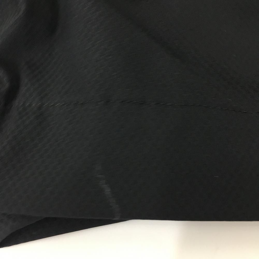 ★特価★【新品】モンジー ハーフパンツ 黒 サイド切り替え ロゴ刺しゅう メンズ XL ゴルフウェア ｍonzee