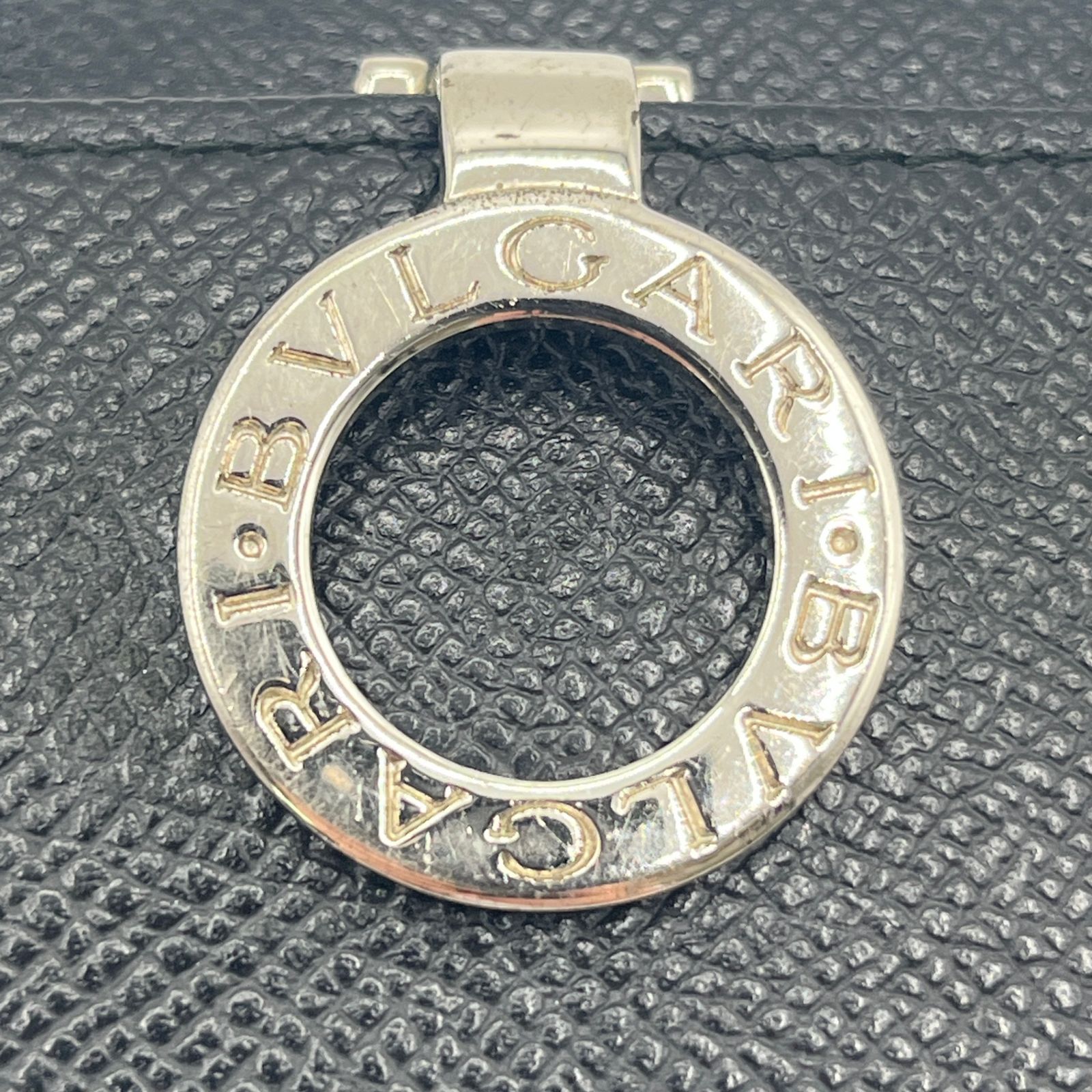 新品未使用品　箱付き　BVLGARI ブルガリ　6連キーケース　三つ折り　レザー 国内即発☆BVLGARI☆ブルガリブルガリレザー6連キーケース