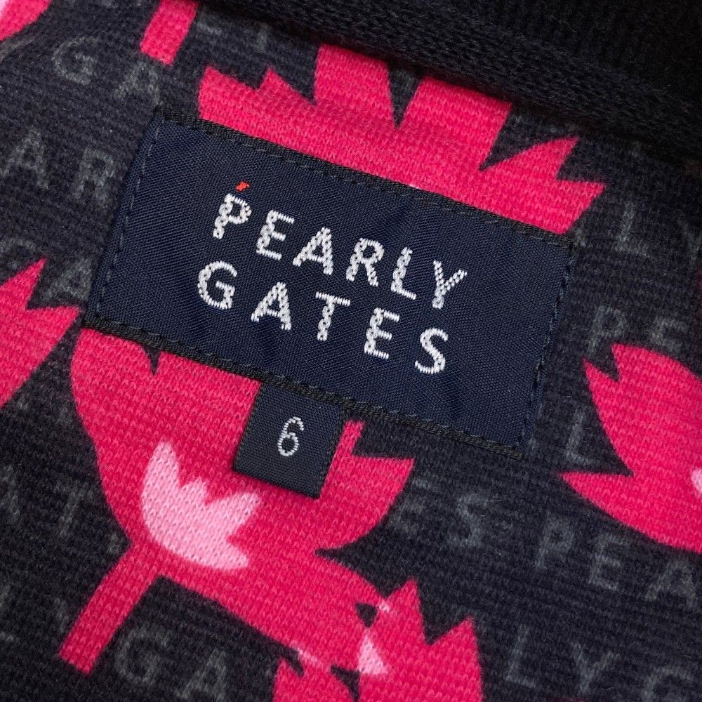 サイズ：6 PEARLY GATES パーリーゲイツ 半袖ポロシャツ 総柄