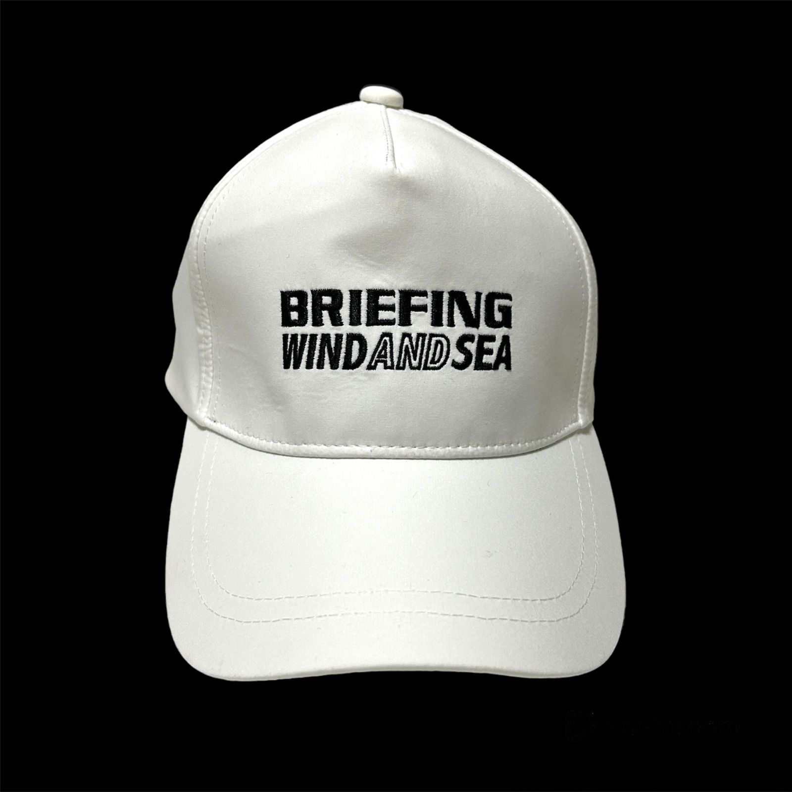 希少】BRIEFING×WIND AND SEA キャップ ブリーフィングゴルフ ウィンダンシー WINDANDSEA メンズ 別注 コラボ 帽子  GOLF ハット 白 ホワイト - メルカリ