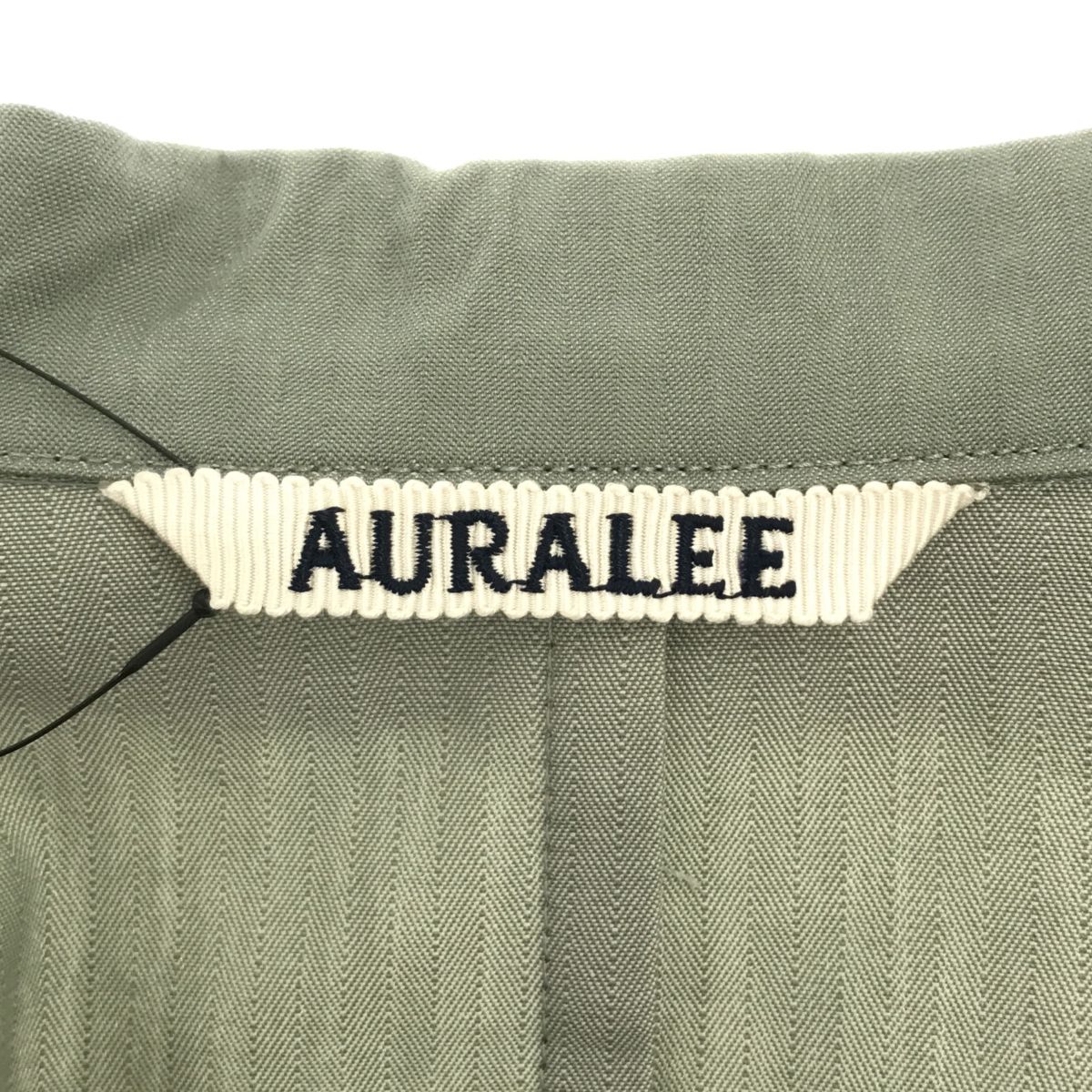 AURALEE WASHED FINX ヘリンボーンジャケット サイズ5！AURALEE