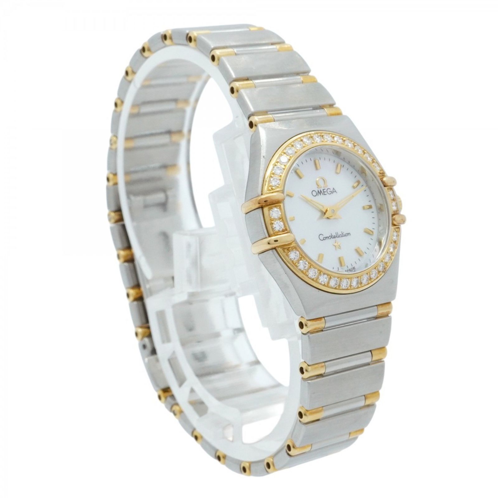 オメガ コンステレーション フラットベゼル 腕時計 レディース【OMEGA