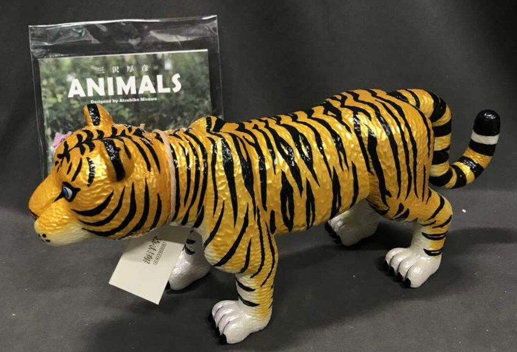 海洋堂 ANIMALS 三沢厚彦 TORA GOLD 求龍堂限定特典付き 】三沢厚彦 ANIMALS ライオン ゴールド
