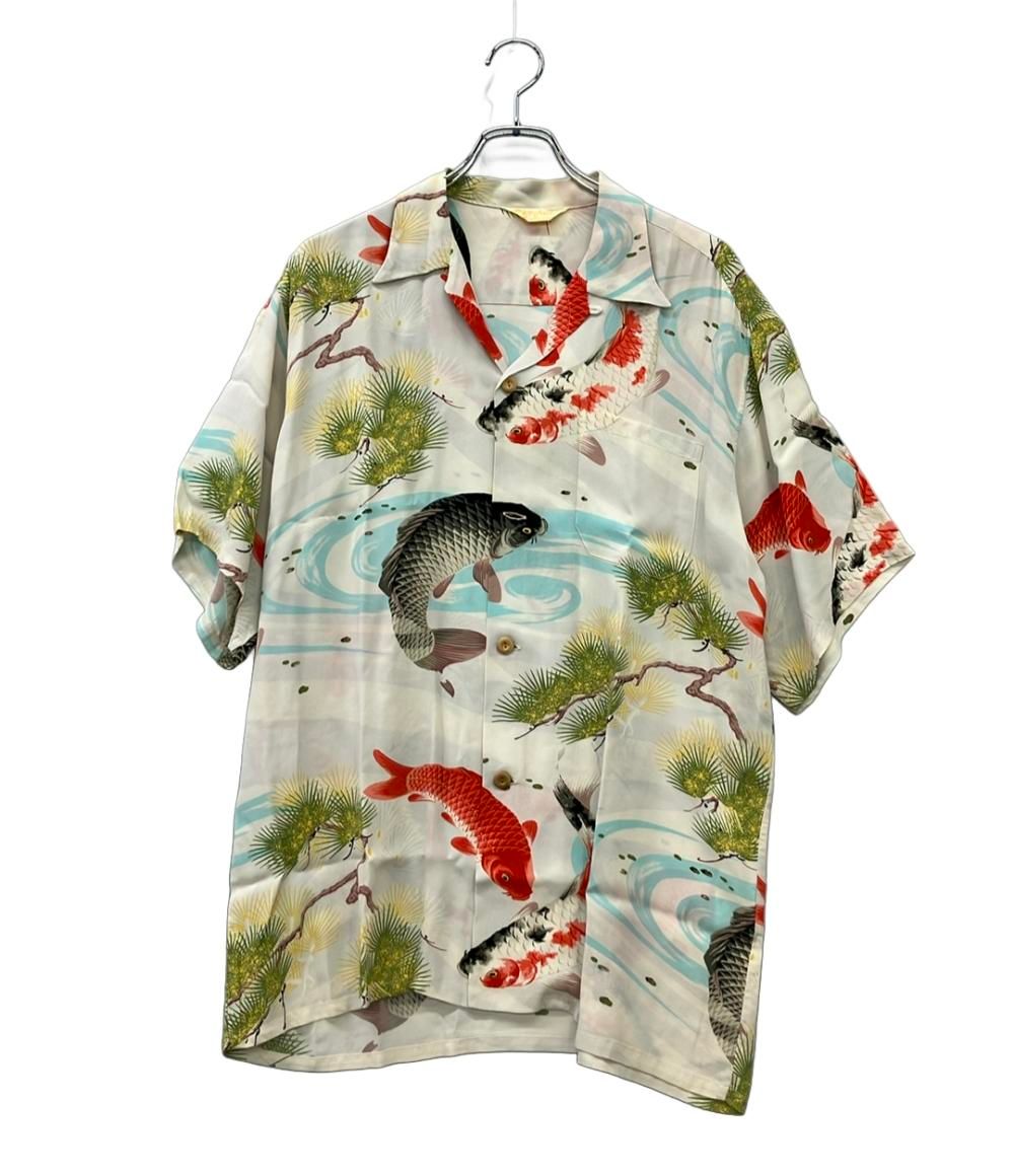 サンサーフ アロハシャツ 2009 Special Edition NISHIKI KOI” SS34665 メンズ SIZE L SUN SURF
