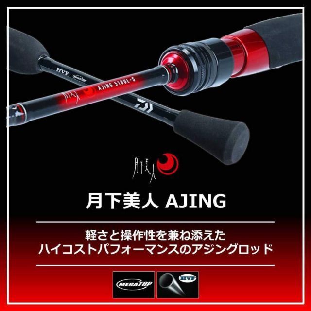 ダイワ DAIWA アジングロッド 月下美人 アジング 80 ML T R 釣り竿