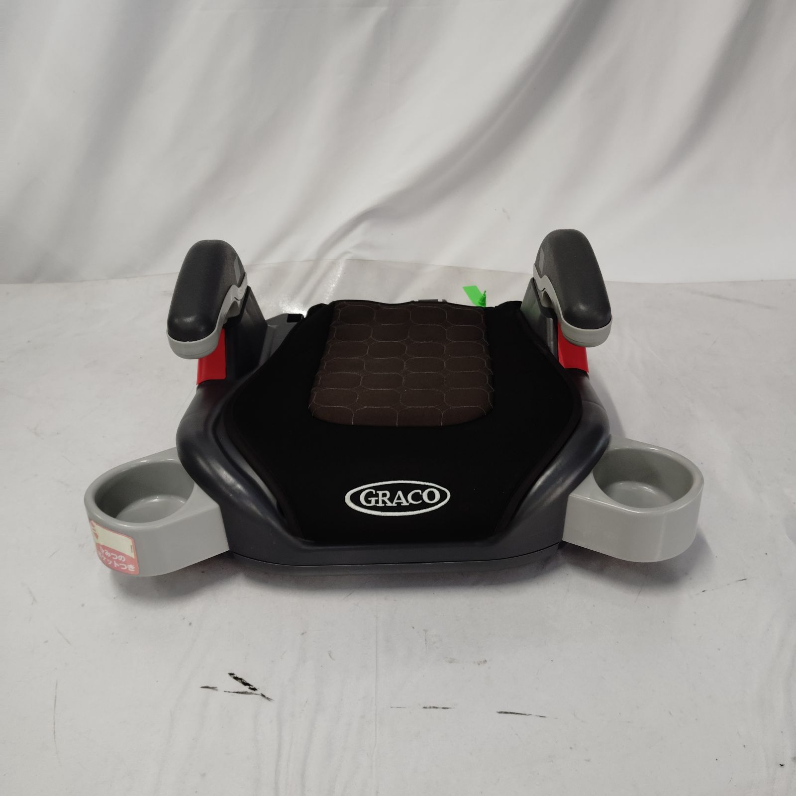 美品 GRACO ジュニアシート カップホルダー付 ブラック 黒