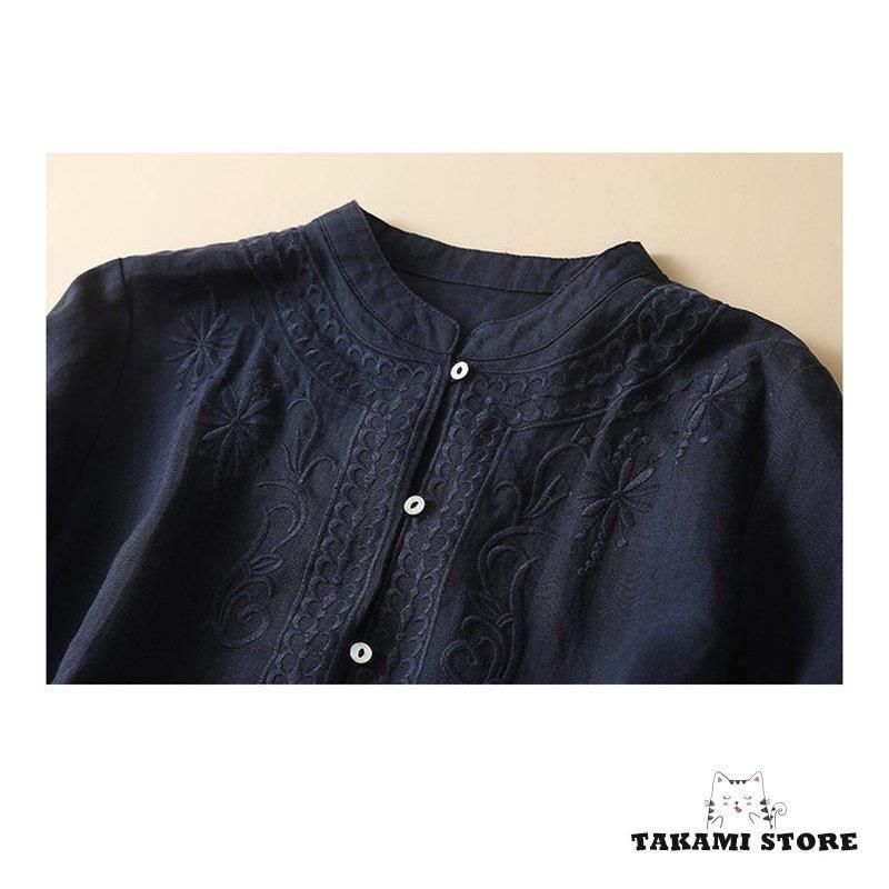 シャツ トップス レディース 半袖 夏 シャツブラウス 綿麻シャツ ブラウス 無地 刺繍 チュニック 半袖シャツ 大きいサイズあり 前開け 通気性 40代 50代 夏物 シャツ トップス レディース 半袖 夏 シャツブラウス 綿麻シャツ