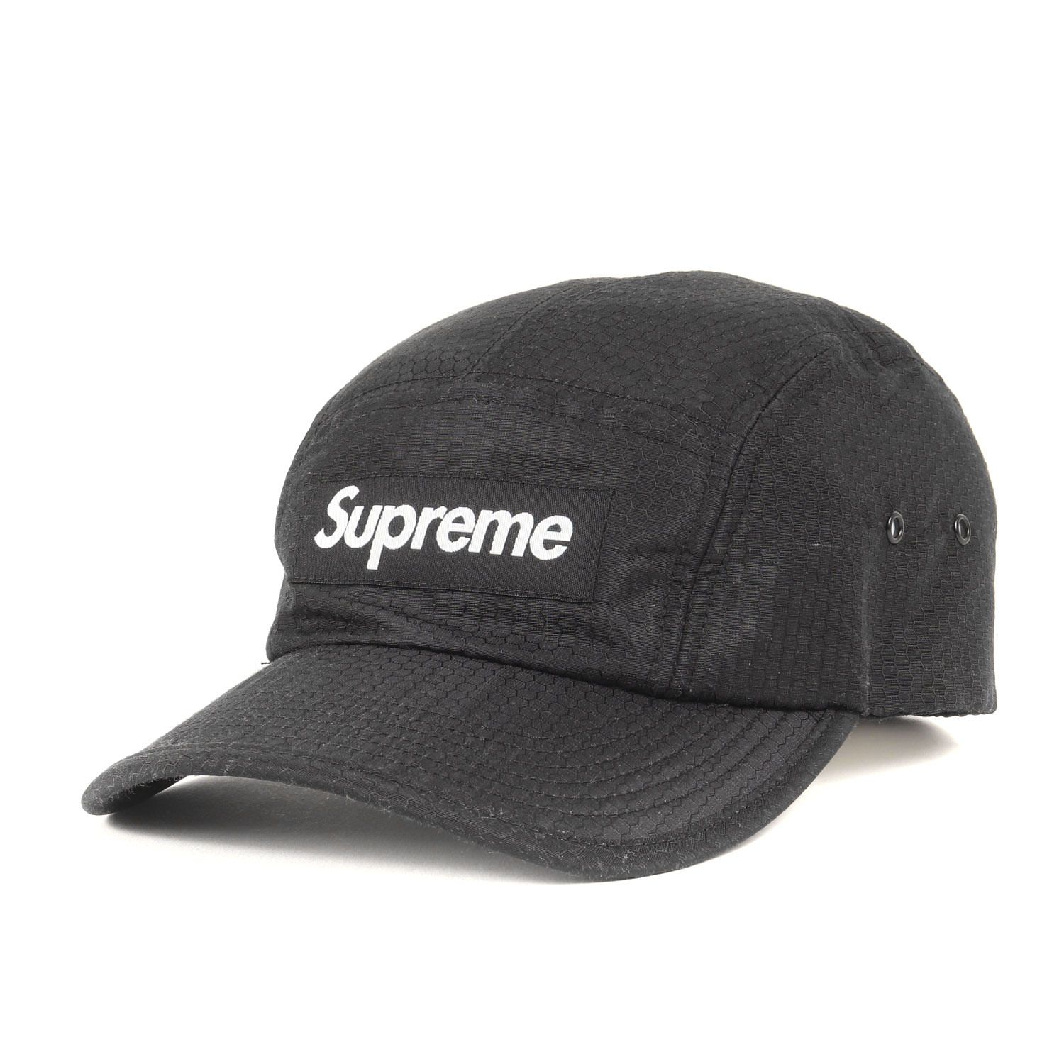 Supreme シュプリーム キャップ | 20AW ケブラー ハニカムリップストップ ボックスロゴ キャンプキャップ Kevlar Camp Cap | ブラック 黒 | BOX LOGO | 帽子 | ファッション 小物 雑貨 メンズ
