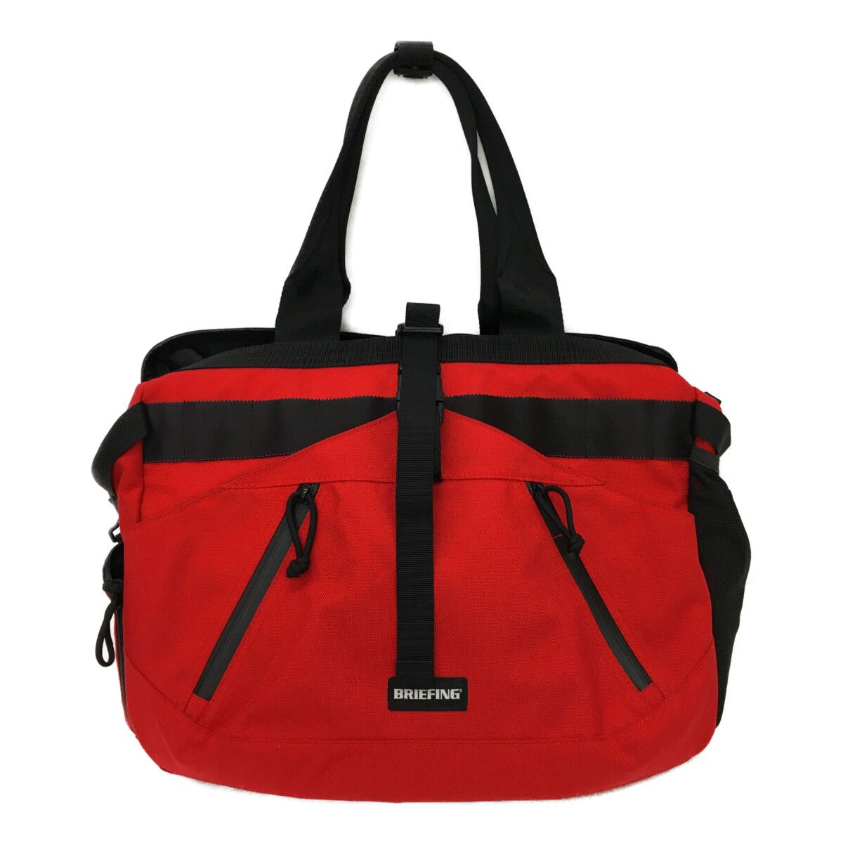 BRIEFING - coco 中古 ブリーフィング BRIEFING トート型ボストンバッグ 赤 レッド ロッカーバッグ 中古 ブリーフィング BRIEFING トート型ボストンバッグ 赤 レッド