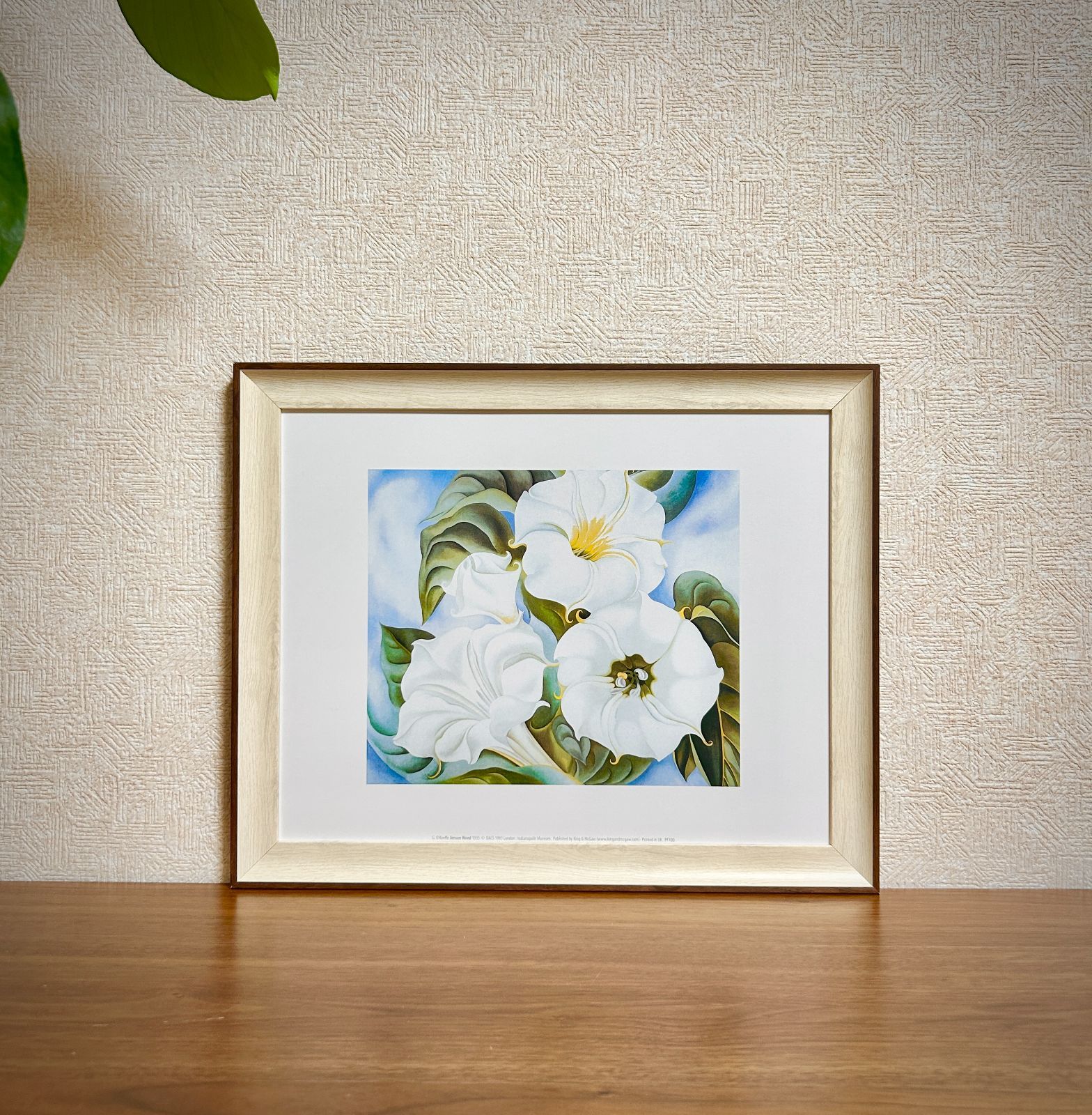 新品☆額縁付アートポスター☆ジョージア・オキーフ☆O'Keeffe