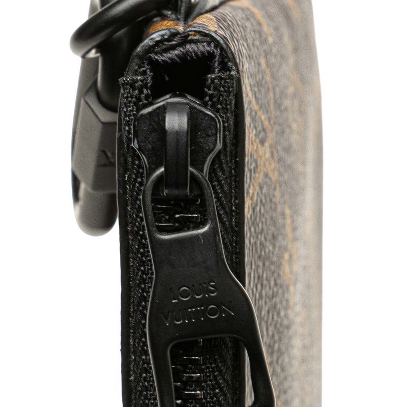 【正規品】ルイヴィトン モノグラム ゴルフポーチ ルイ ヴィトン モノグラム ジップド ポーチ M67814 ブラウン PVC