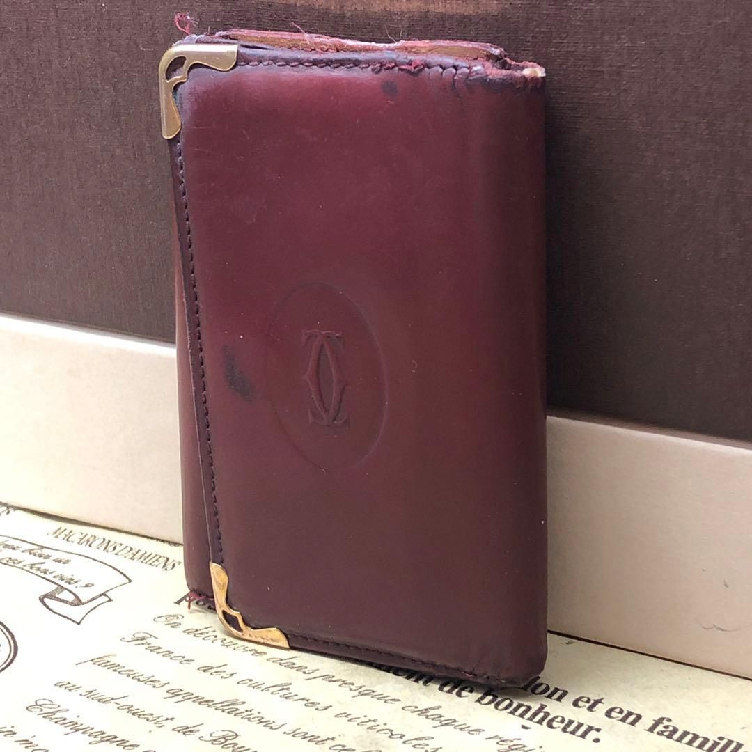 カルティエ キーケース 革 マストライン ボルドー 6連 FG255 - メルカリ