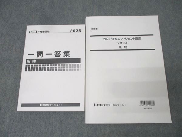 LEC東京リーガルマインド 弁理士試験 短答エフィシェント講座 テキスト  