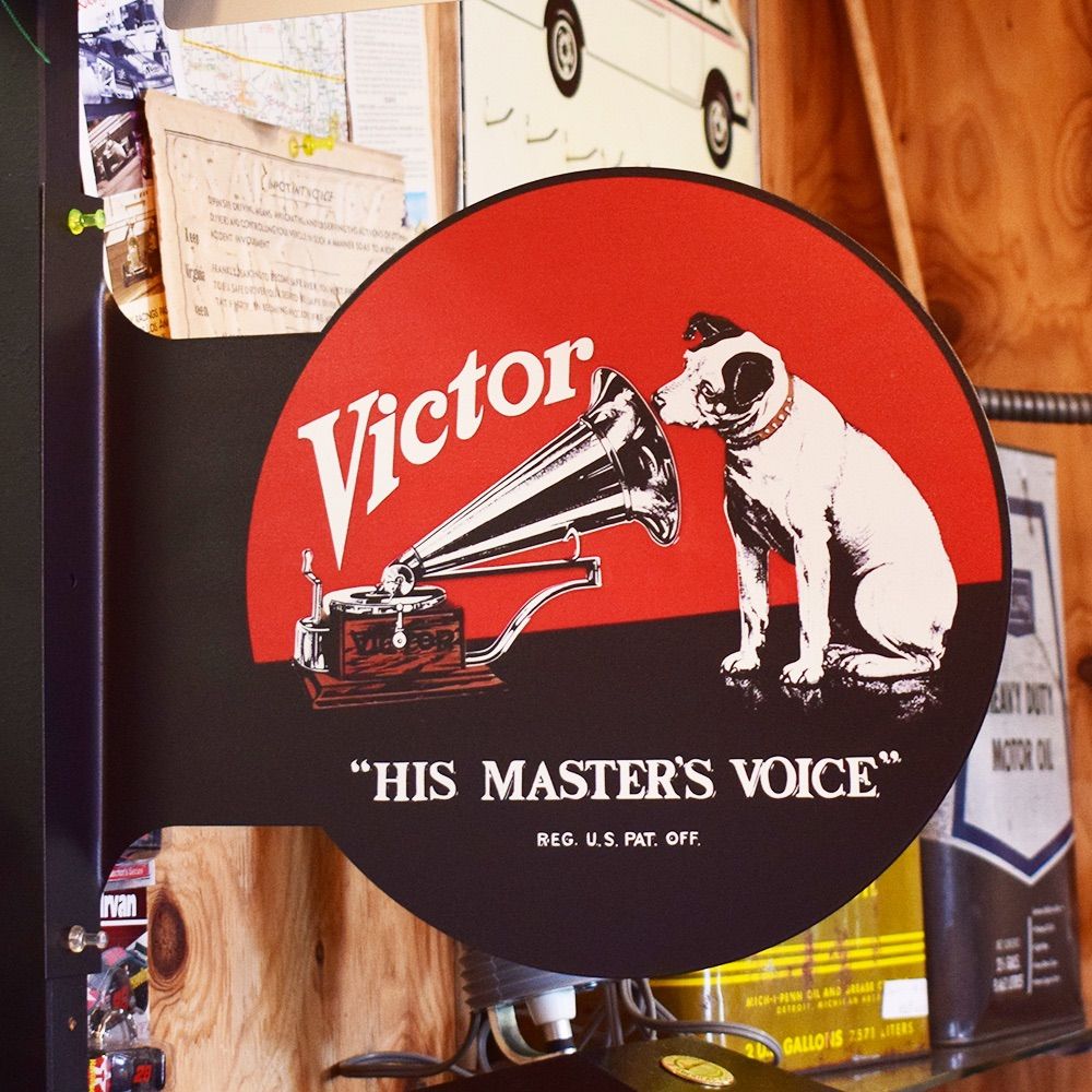 フランジサイン 看板 ヴィクター ニッパー VICTOR NIPPER