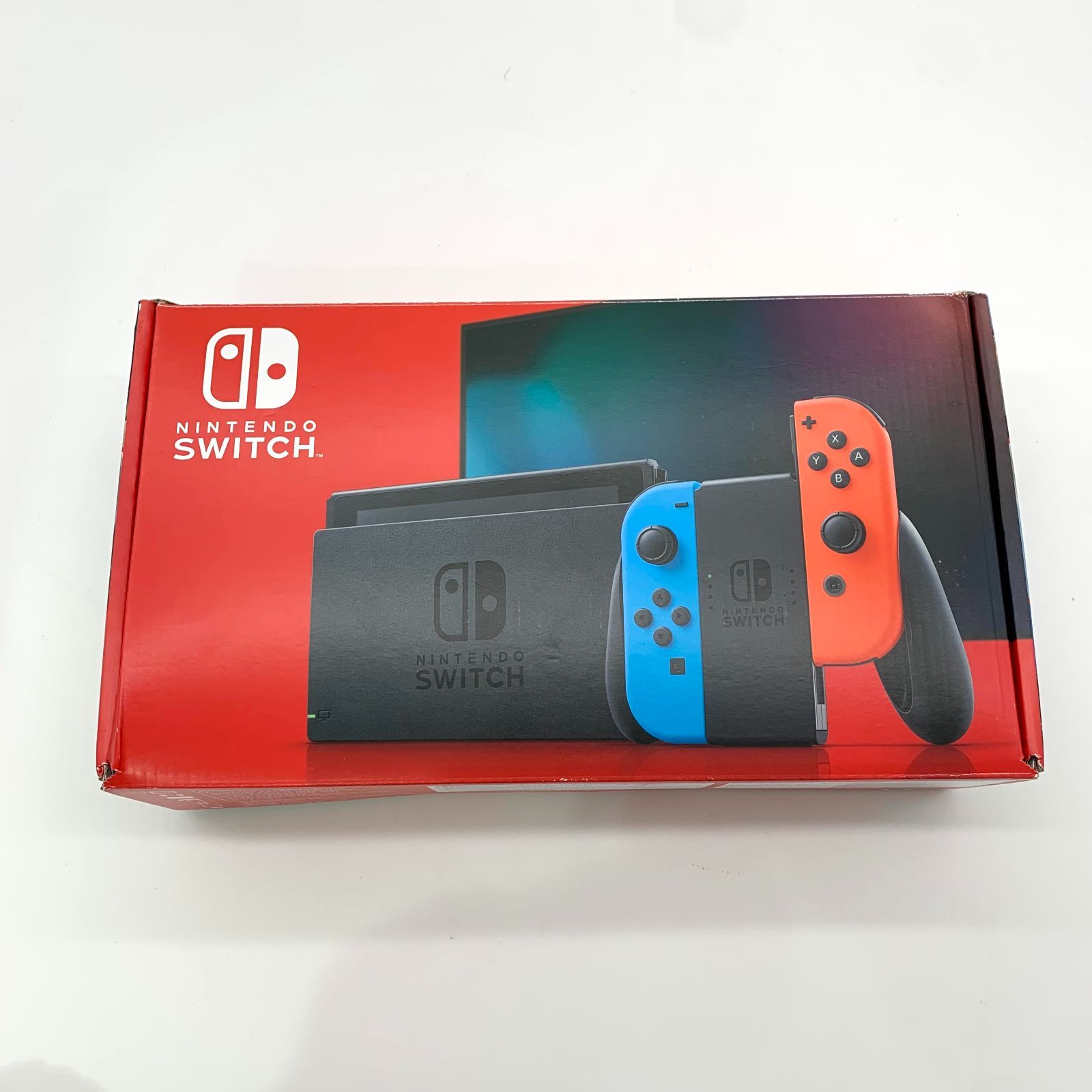 ▽Nintendo Switch ネオンブルー/ネオンレッド HAC-001(-01) 新型 付属