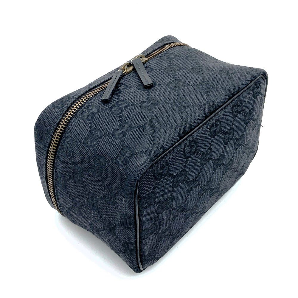 グッチ　アクセサリーポーチ　ハンドバッグ　バニティバッグ GUCCI グッチ 106646 バニティバッグ ポーチ ブラック 黒 GG