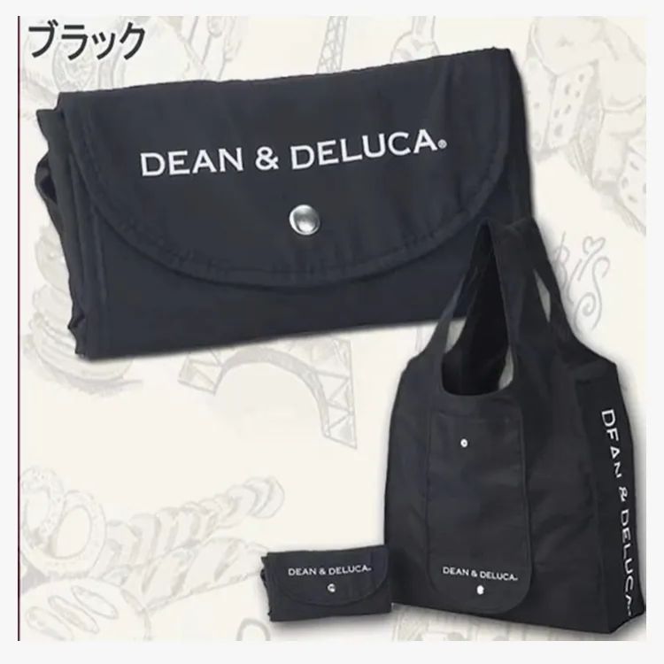 DEAN&DELUCA エコバッグ ブラック 新品 - メルカリ