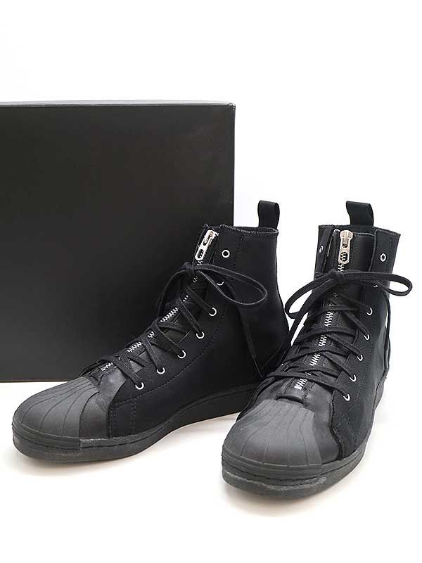 MSML LEATHER ZIP SNEAKER スニーカー レザー ハイカット - 靴