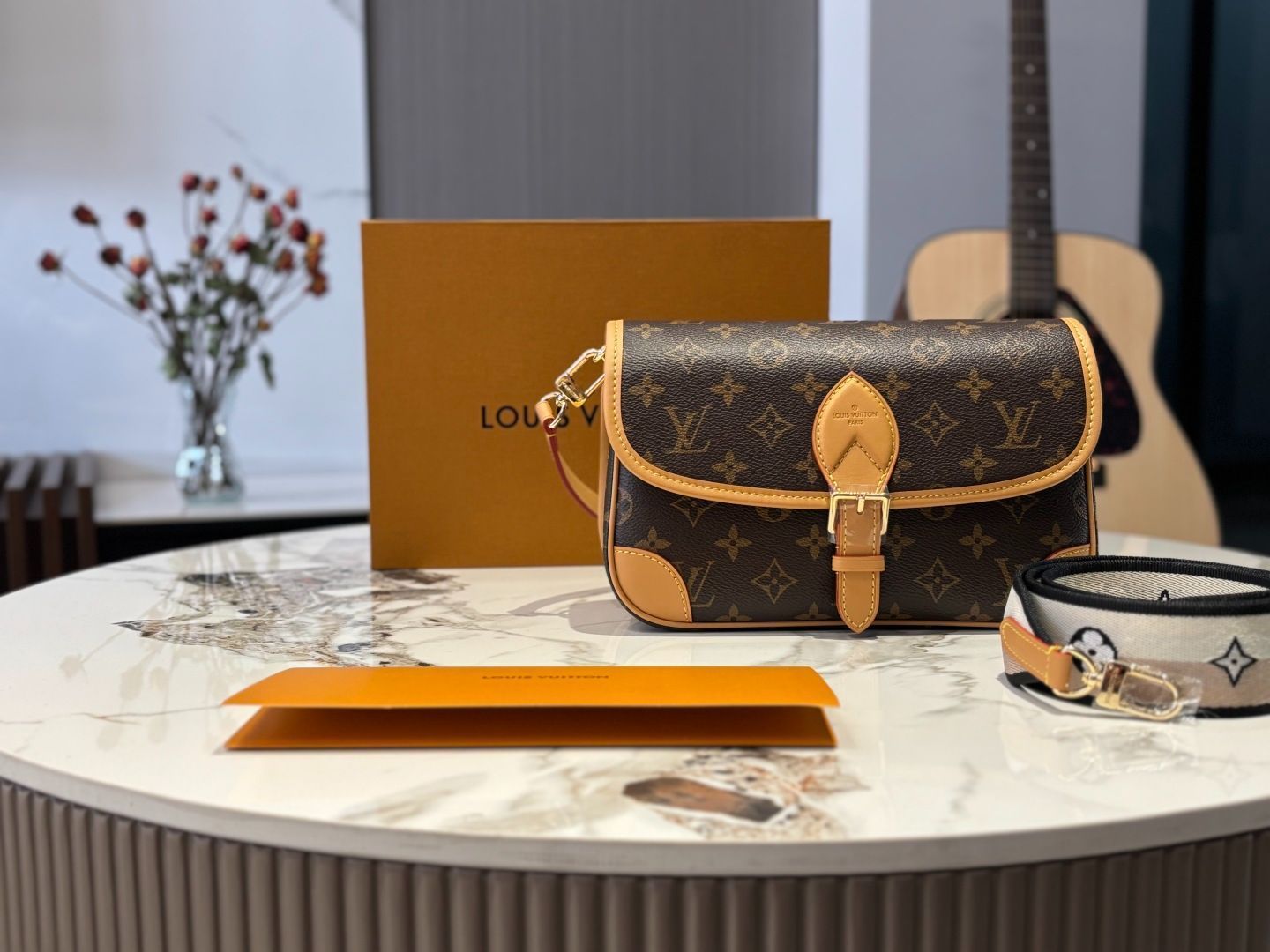 LOUIS VUITTON 箱 新品 未使用 4種類 20個セット 今日特価】LV Diane ファジーボックス 頭層牛皮 折りたたみ
