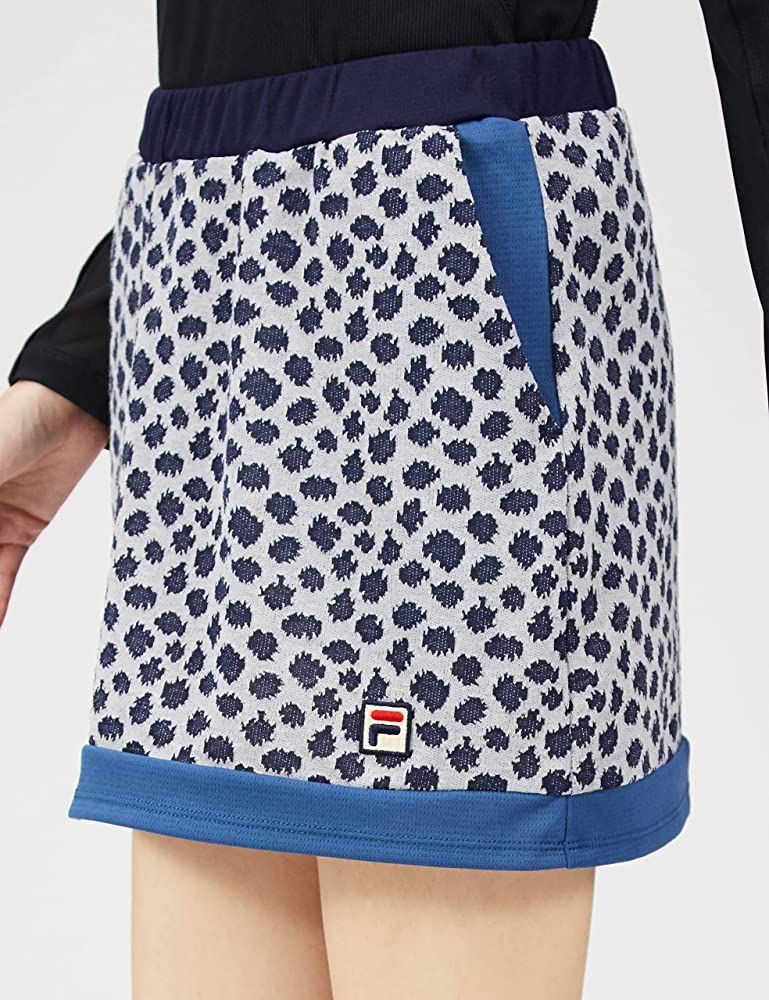 FILA フィラ テニス スコート Mサイズ 新品未使用 青 豹柄 - メルカリ