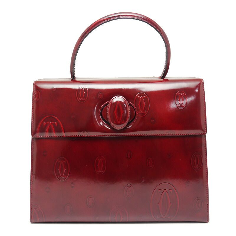 カルティエ Cartier ハンドバッグ ハッピーバースデー ボルドー カルティエ Cartier ハンドバッグ ハッピーバースデー ボルドー