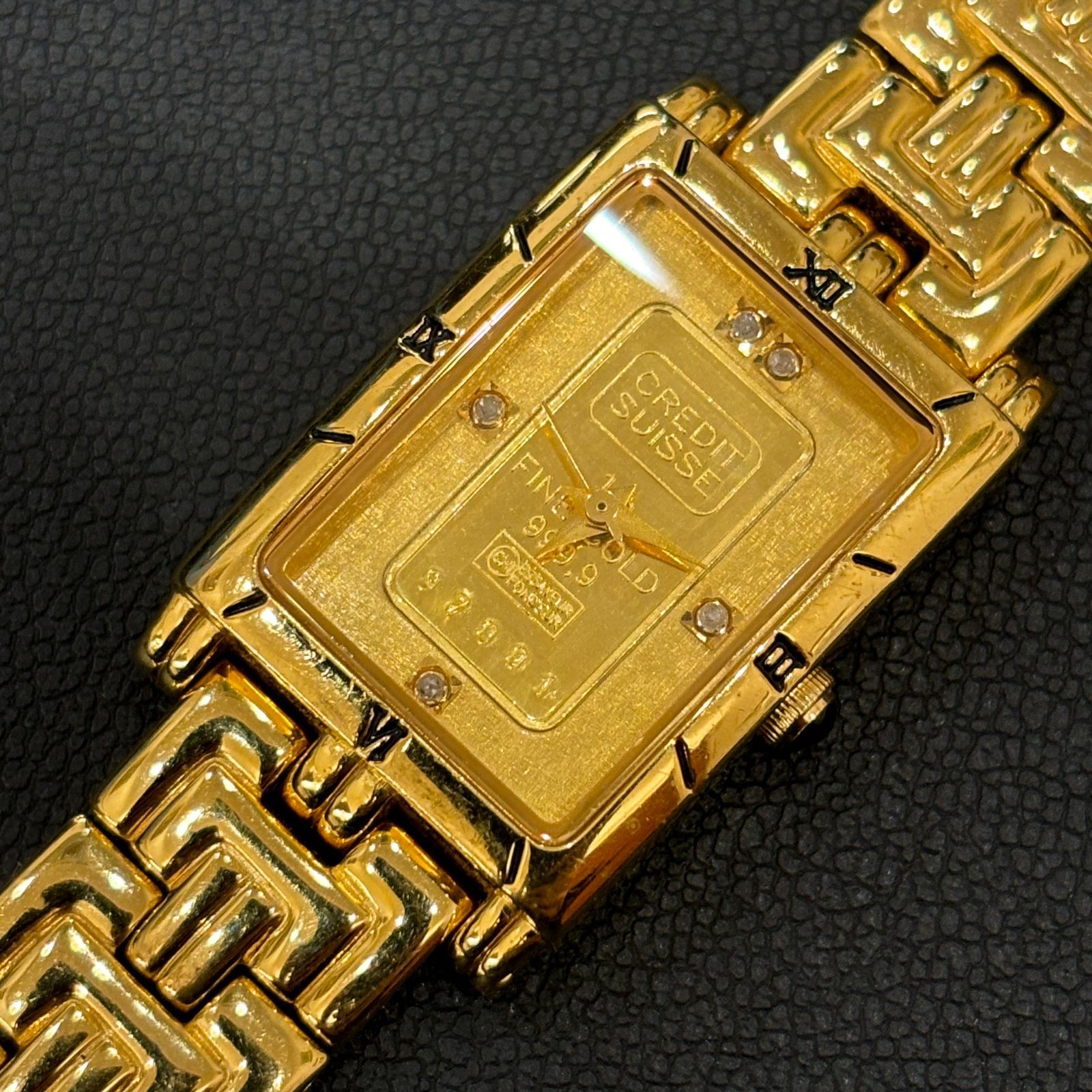 ELGIN FK-929-C ゴールド腕時計 999.9（ELGIN エルジン】CRESIT