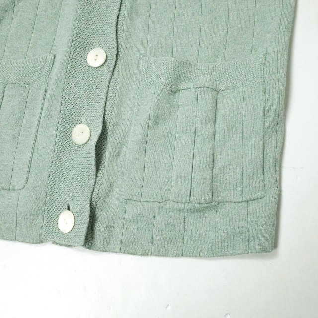 RRL ダブルアールエル コットンニットVネックカーディガン 0162390GV 1 ライトグリーン Double RL トップス g14833 RRL ダブルアールエル コットンニットVネックカーディガン
