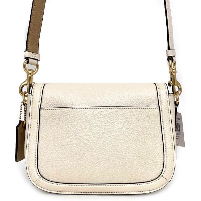COACH ショルダーバッグ ホワイト/ベージュ コーチ ショルダーバッグ ホワイト ベージュ ホース アンド