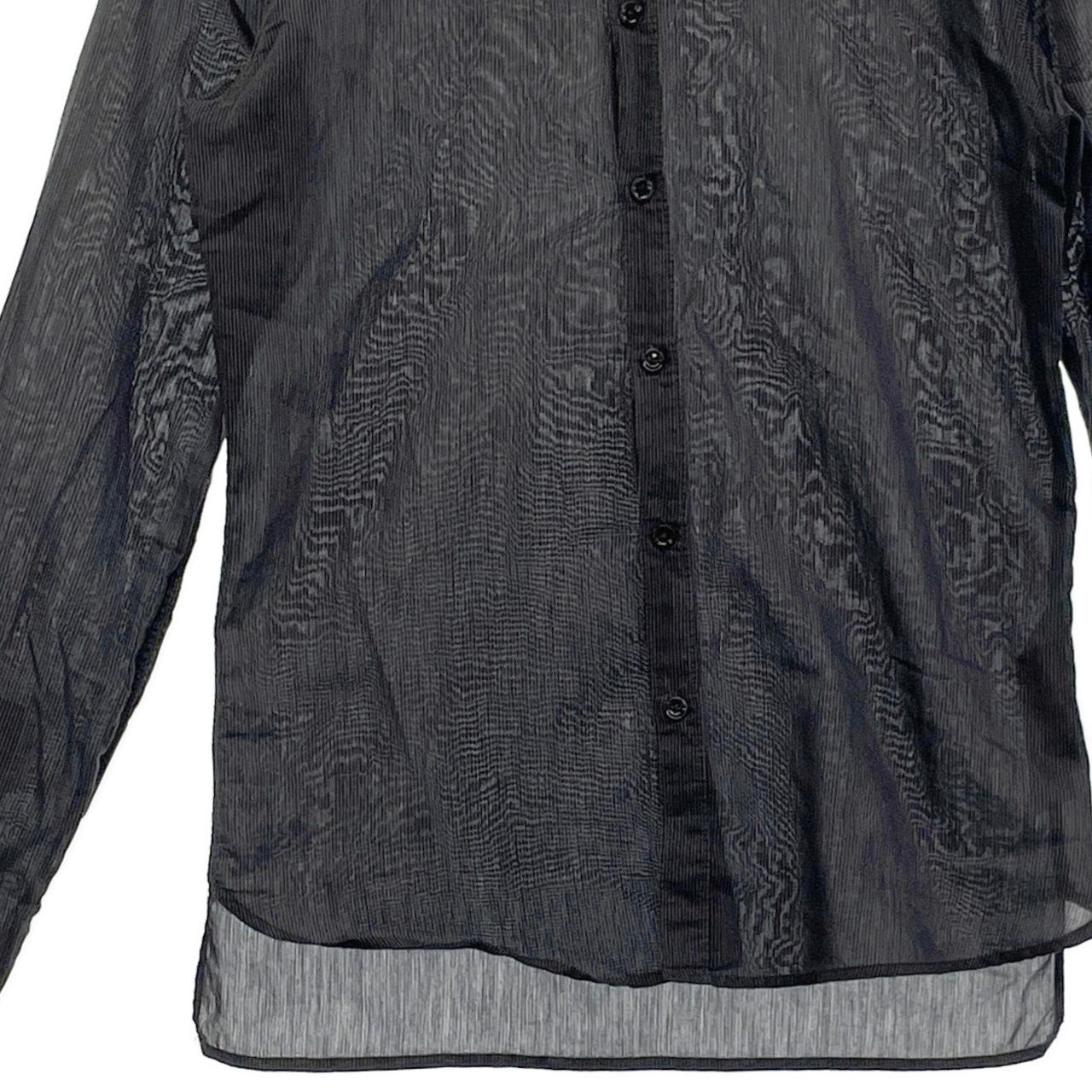 ZARA ザラ シャツ メンズ S ブラック コットン BLACK TAG by